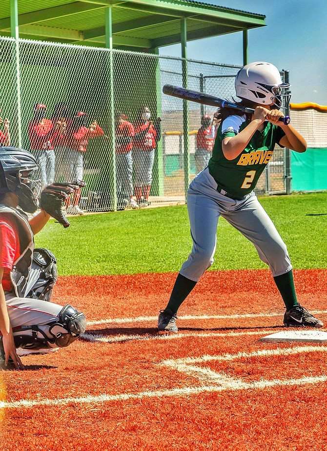 Lady Braves Play Ball