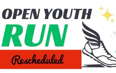 Open Youth Run Rescheduled