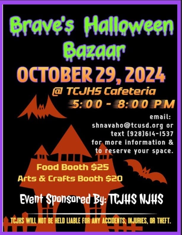 braves halloween bazaar oct 29